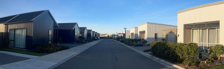 Type A and Type B villas at The Boulevard Lifestyle Village Rolleston